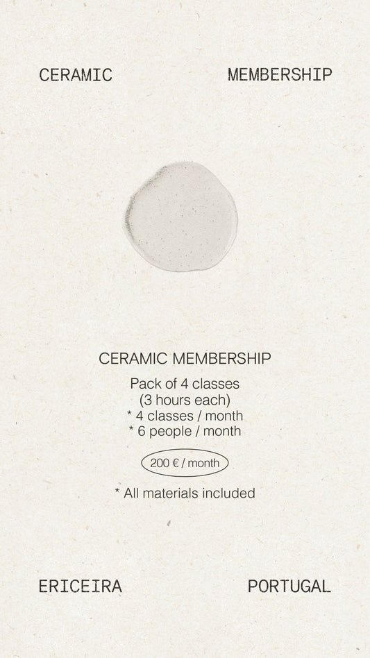 handbuilt ceramic membership