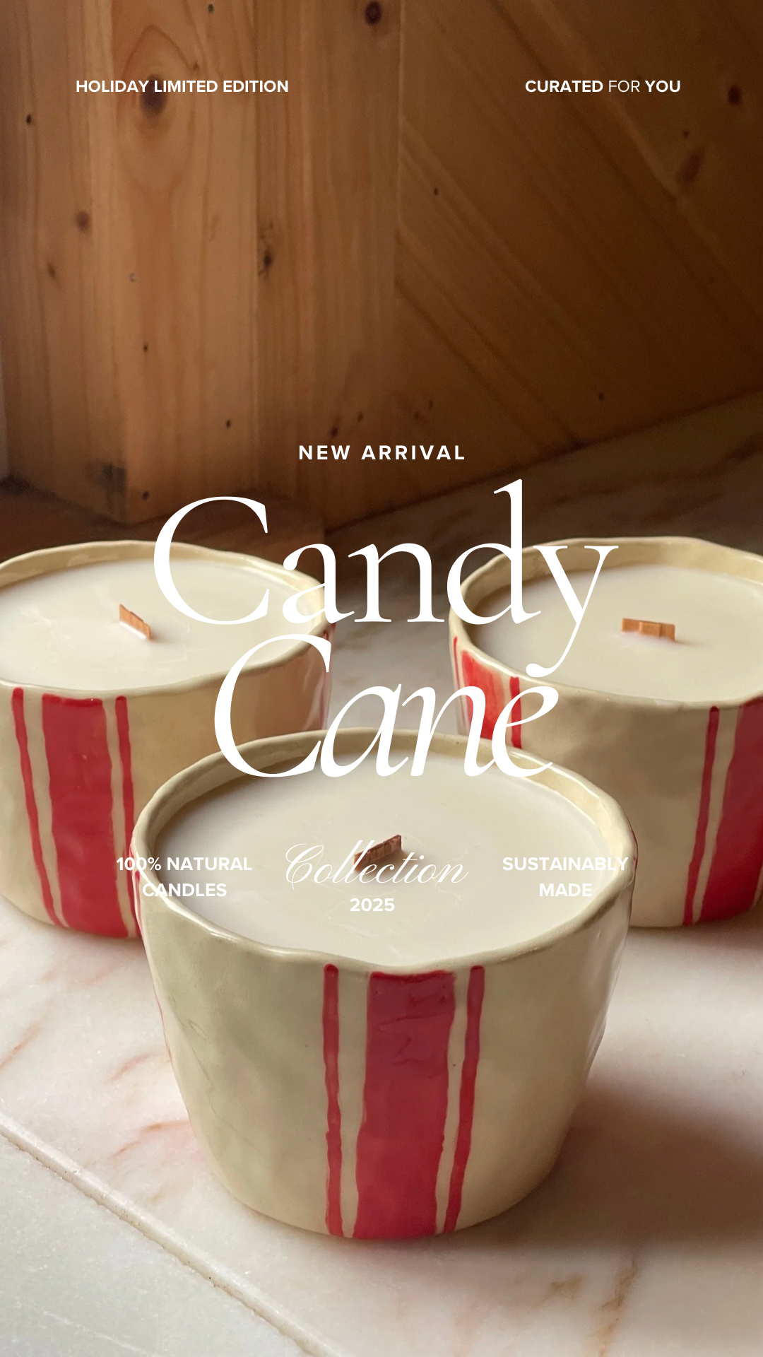 cozy winter candle x De Luz